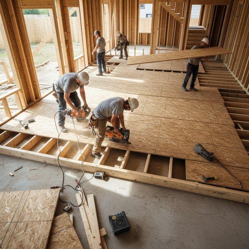 Plywood Flooring Installation
