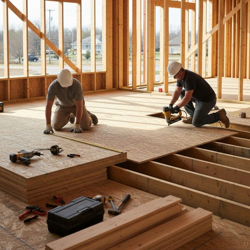 Plywood Flooring Installation